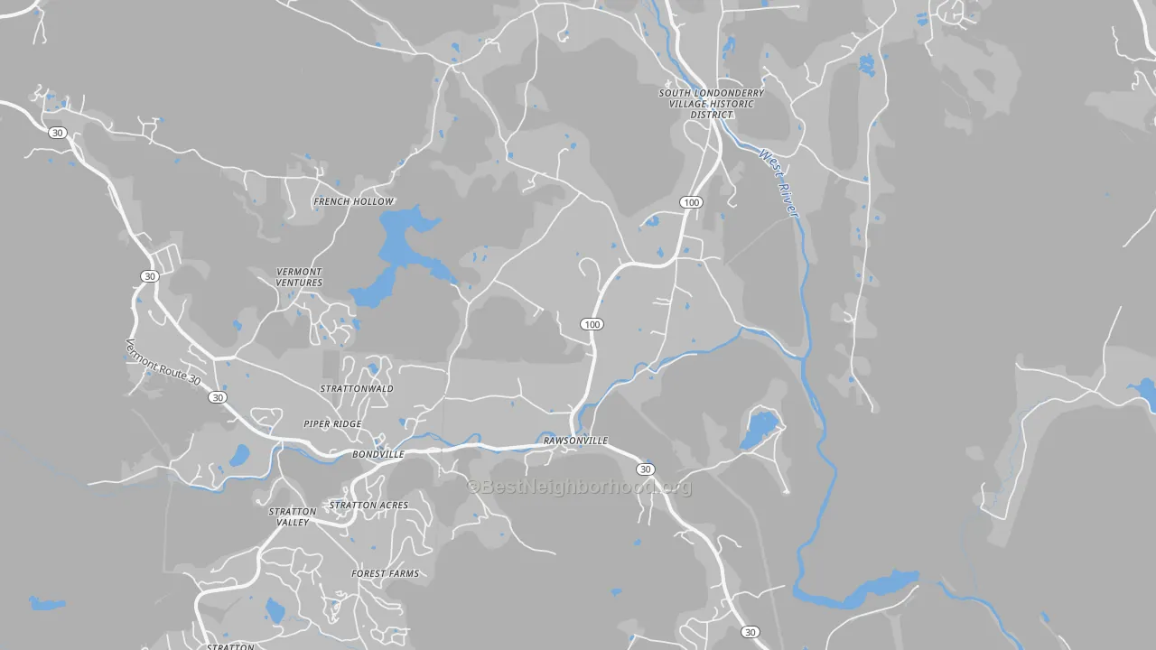 Transit Grade map of 05155, VT