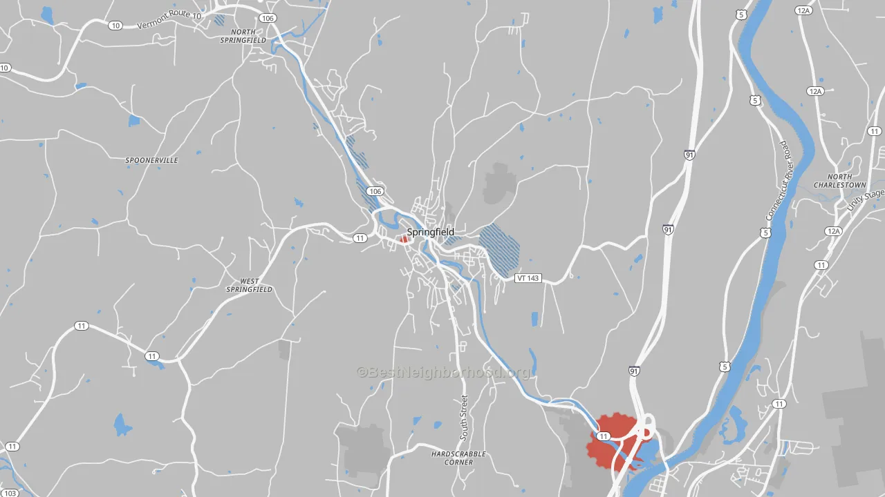 Transit Grade map of 05156, VT