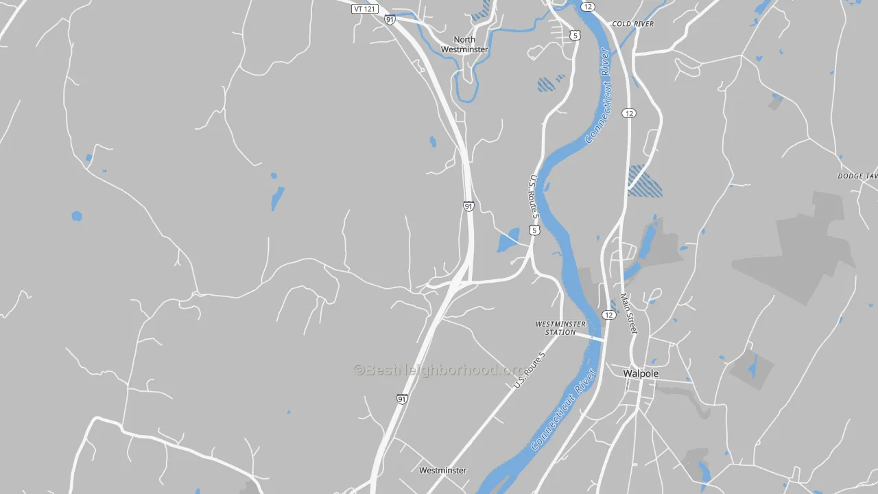 Transit Grade map of 05158, VT