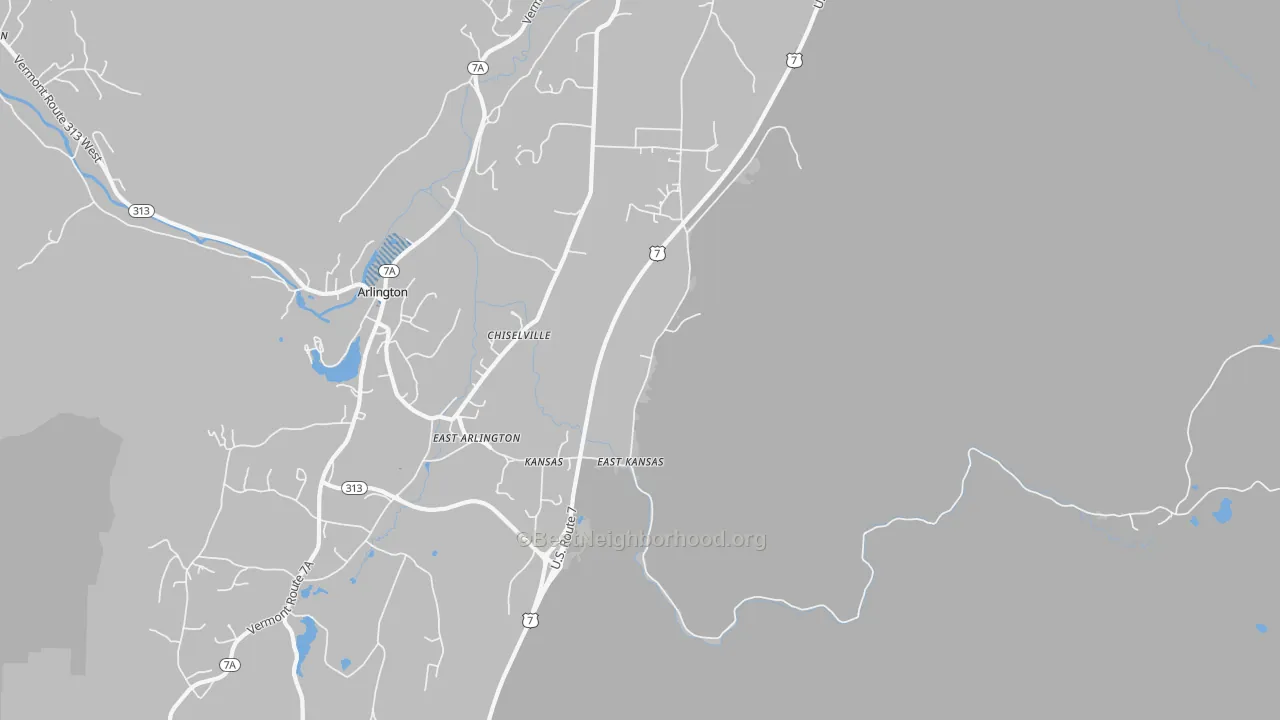 Transit Grade map of 05252, VT