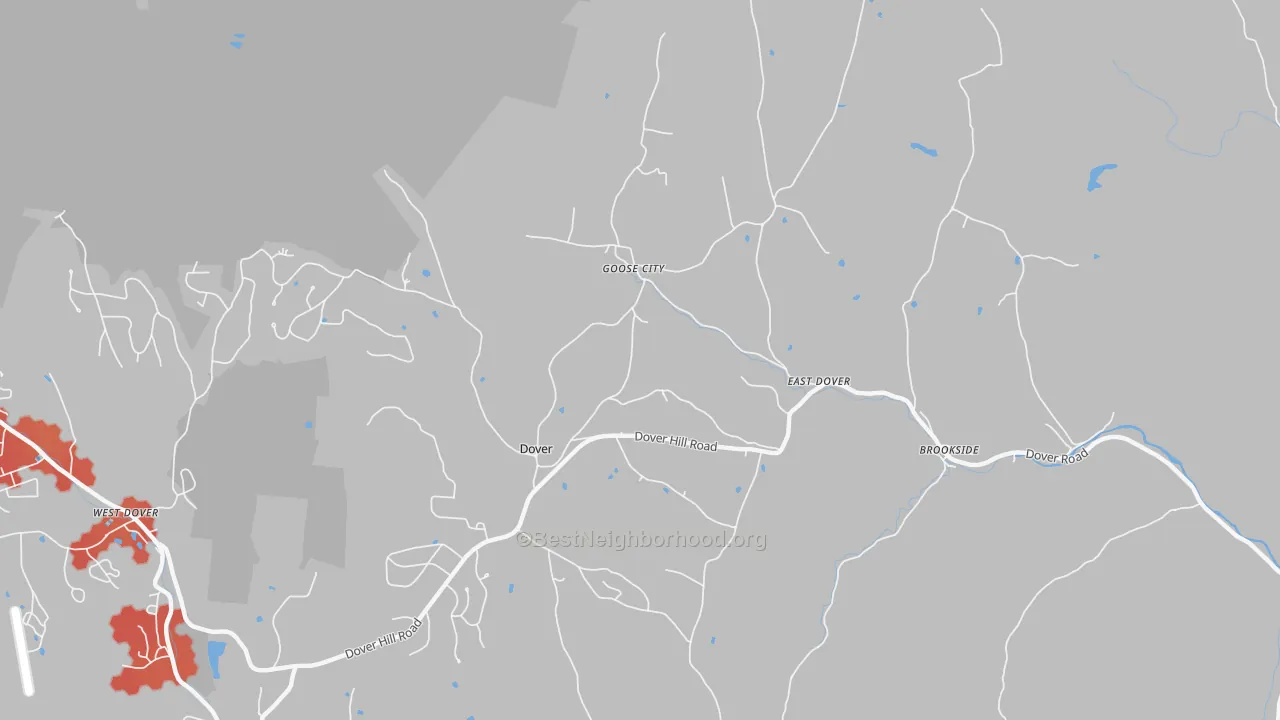 Transit Grade map of 05341, VT