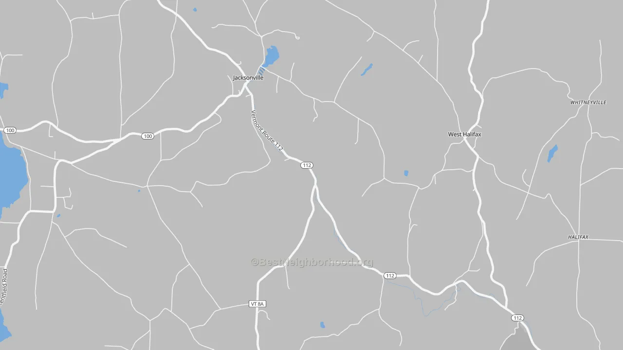 Transit Grade map of 05342, VT