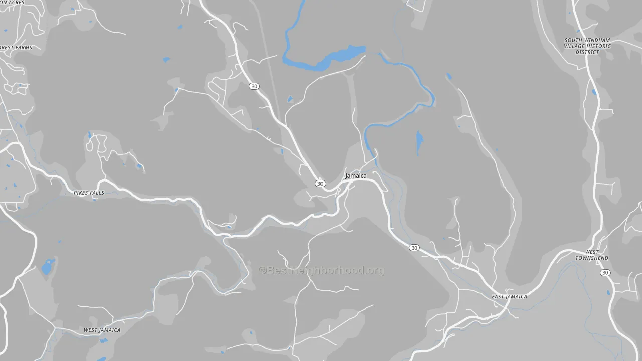 Transit Grade map of 05343, VT