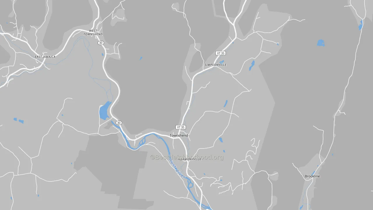 Transit Grade map of 05353, VT