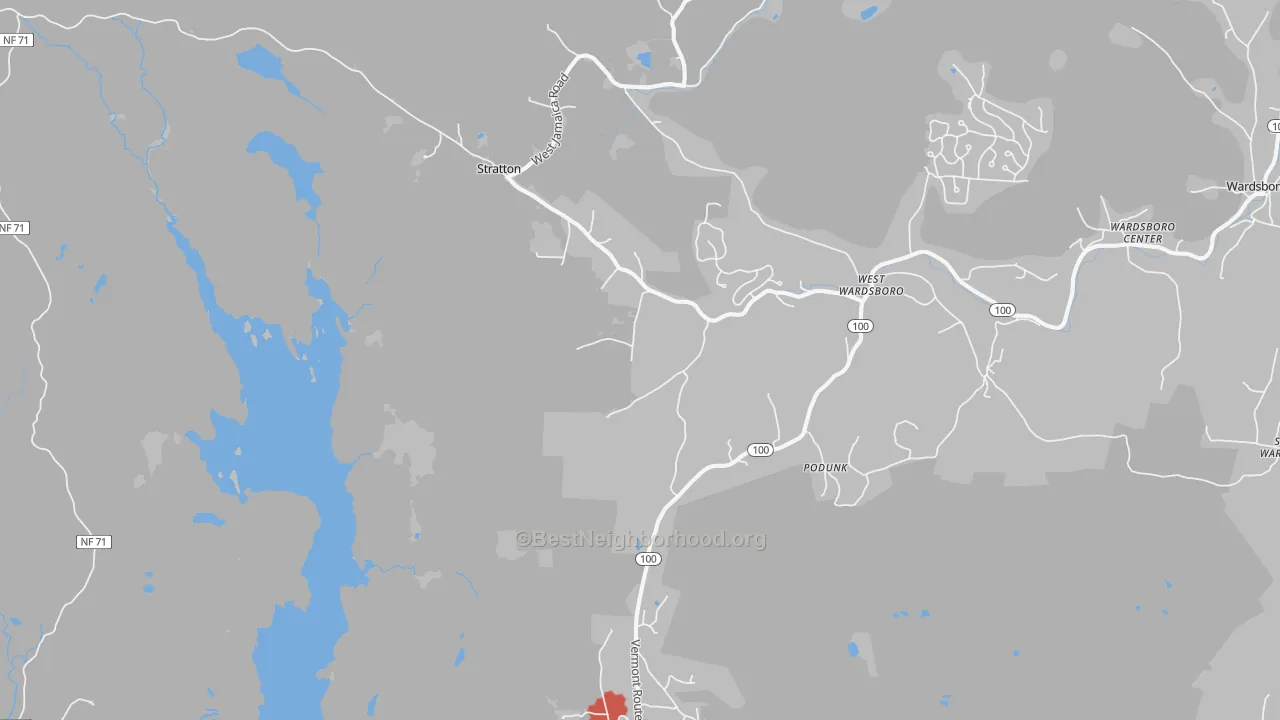 Transit Grade map of 05360, VT