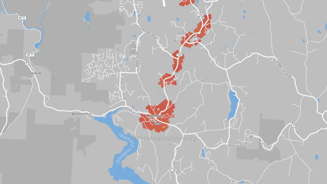 Transit Grade map of 05363, VT