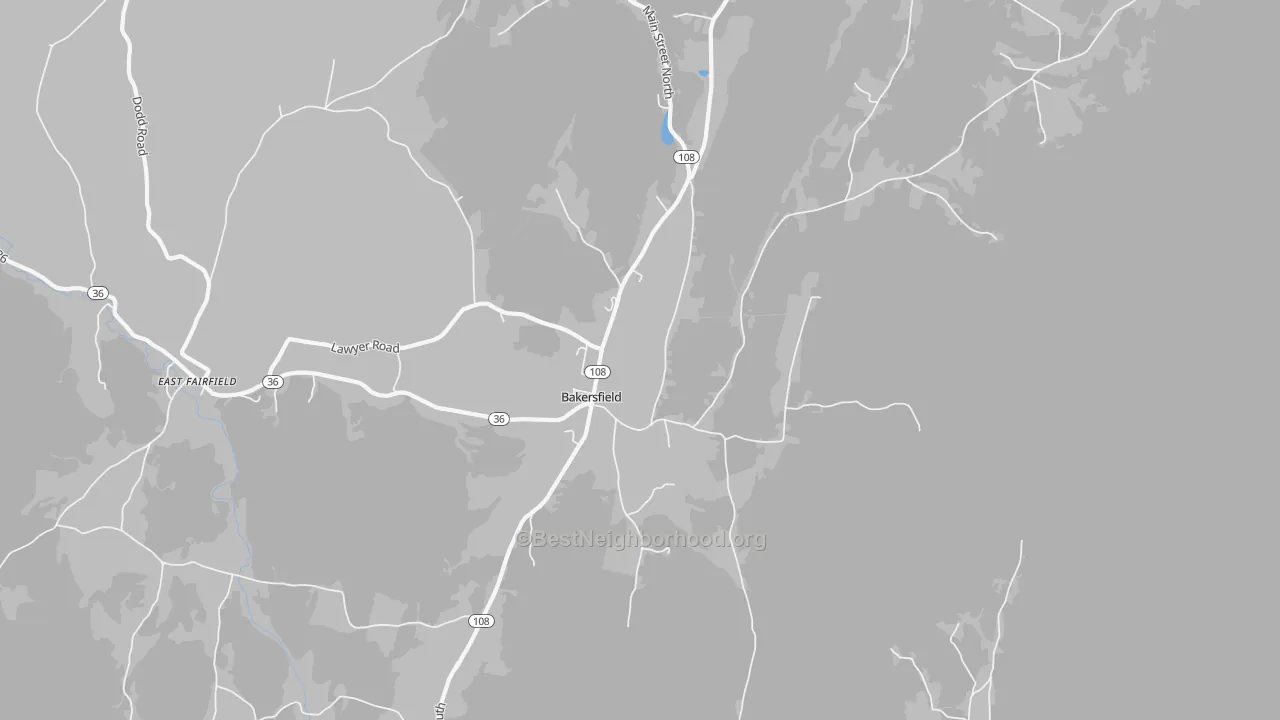 Transit Grade map of 05441, VT