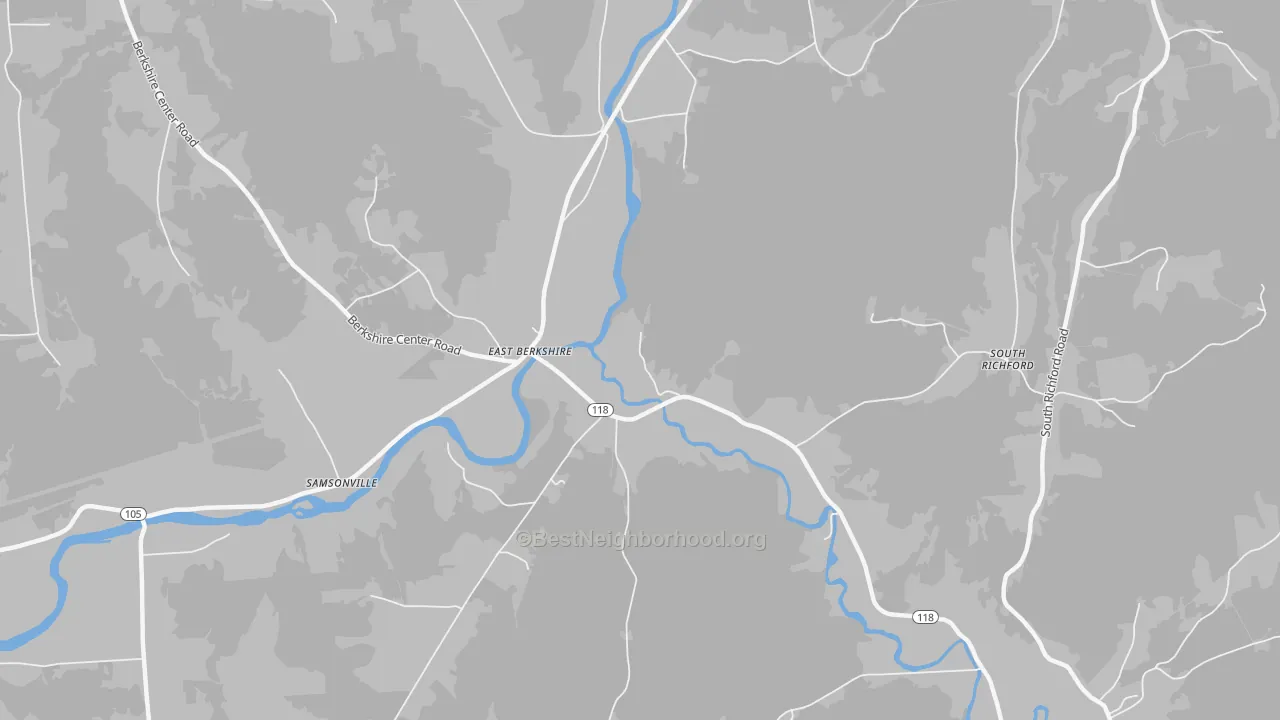 Transit Grade map of 05447, VT