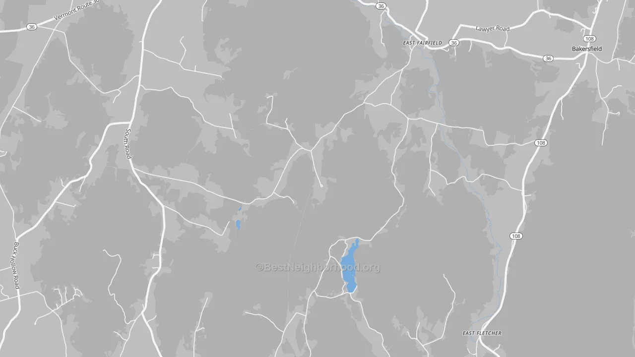Transit Grade map of 05448, VT