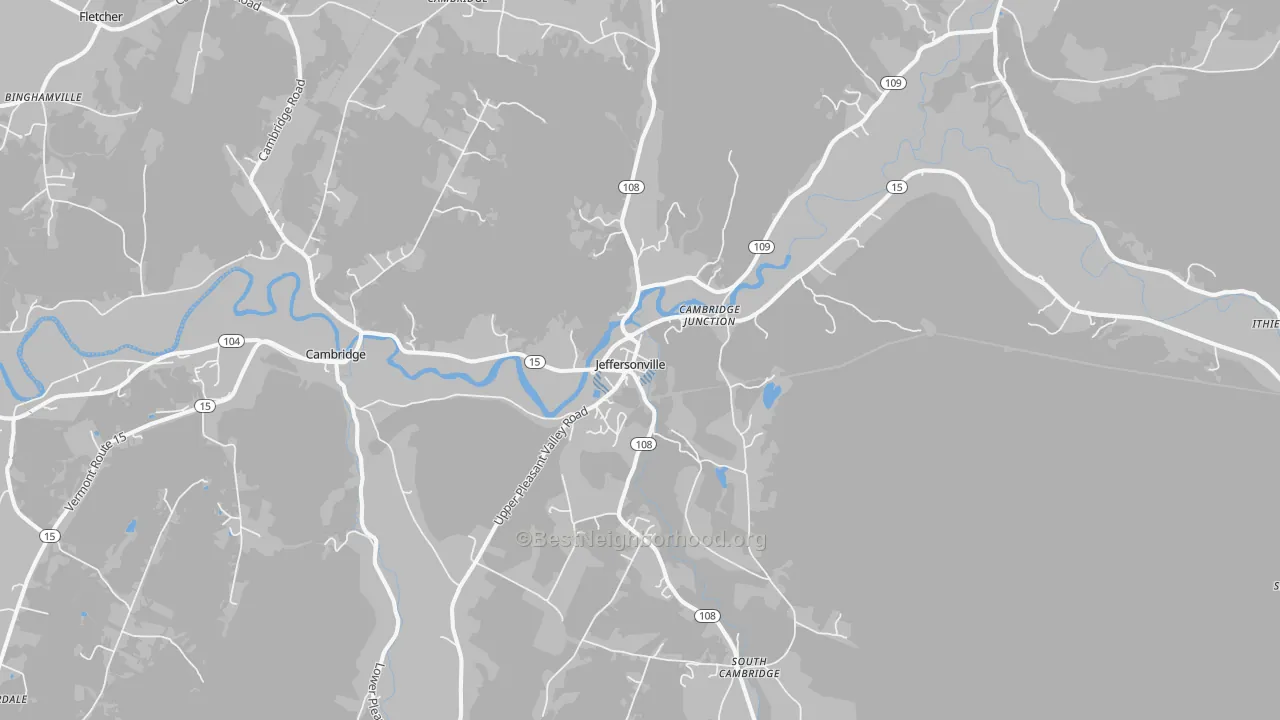 Transit Grade map of 05464, VT