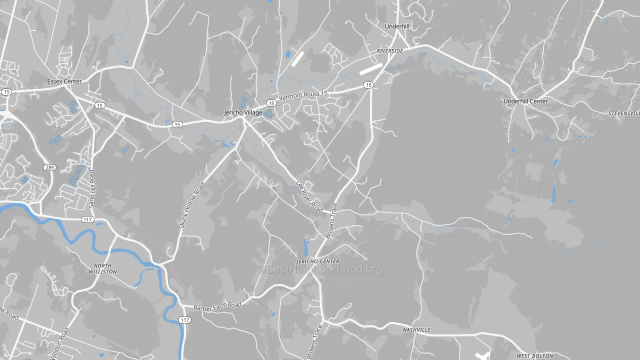 Transit Grade map of 05465, VT