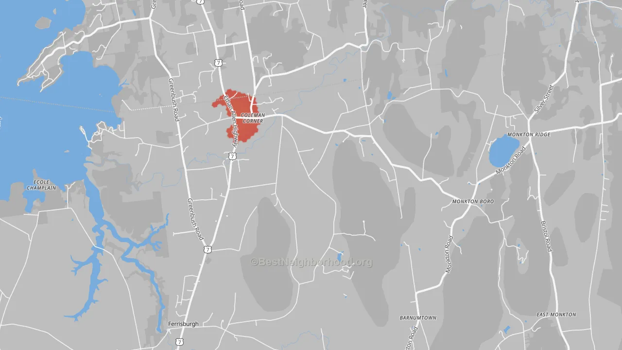 Transit Grade map of 05473, VT