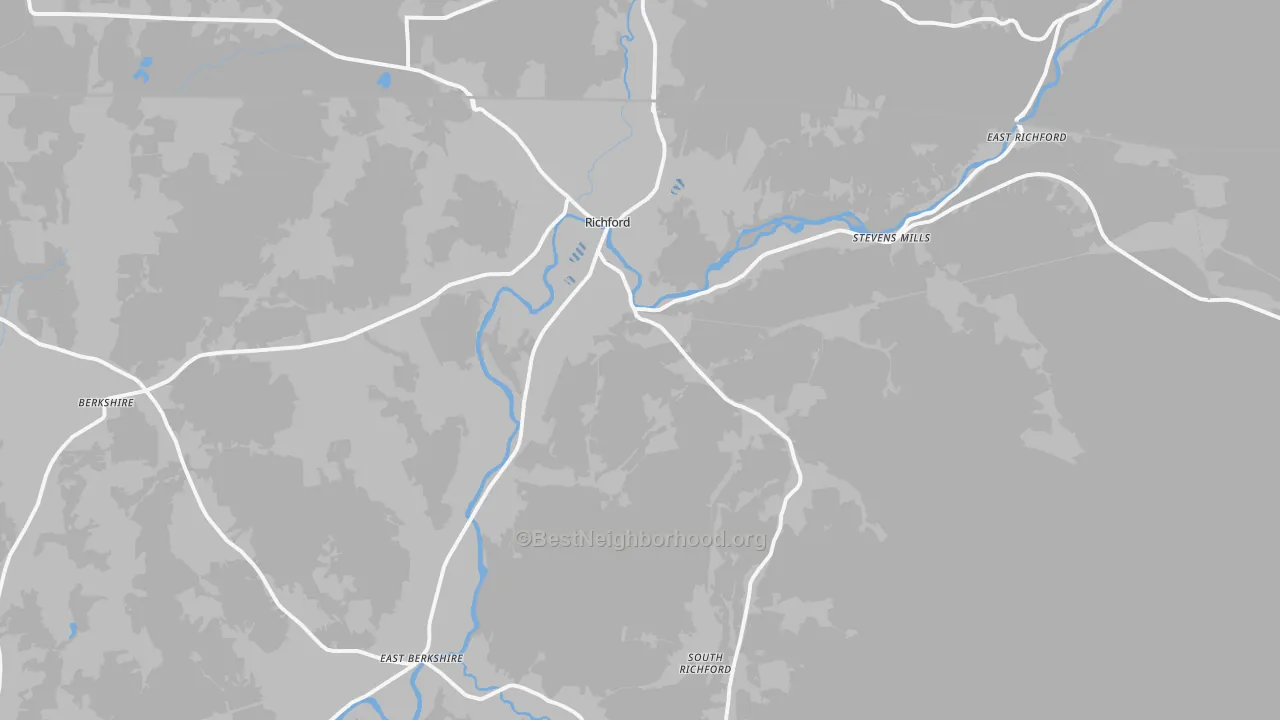 Transit Grade map of 05476, VT