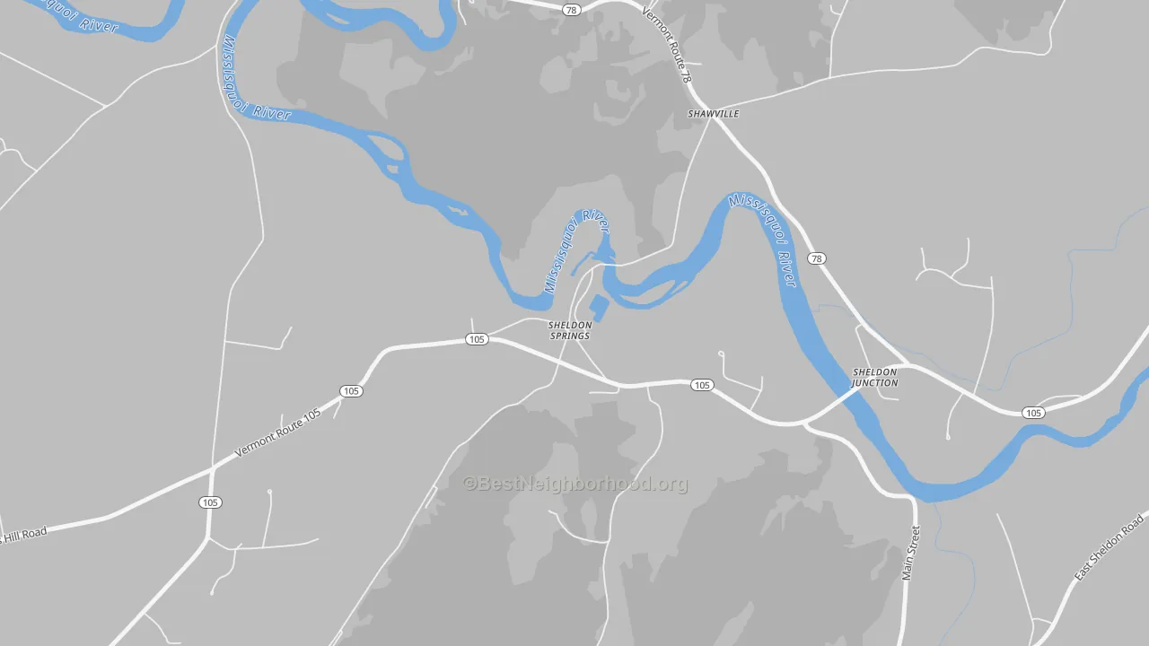 Transit Grade map of 05485, VT
