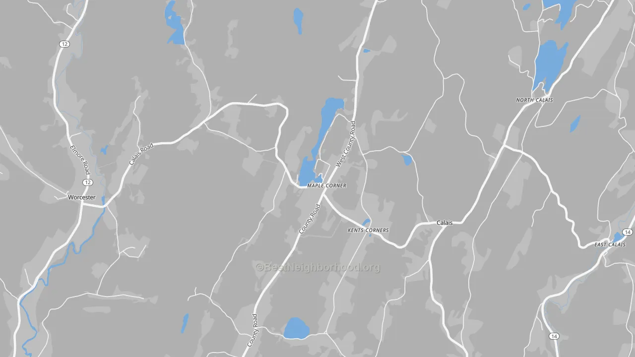 Transit Grade map of 05648, VT
