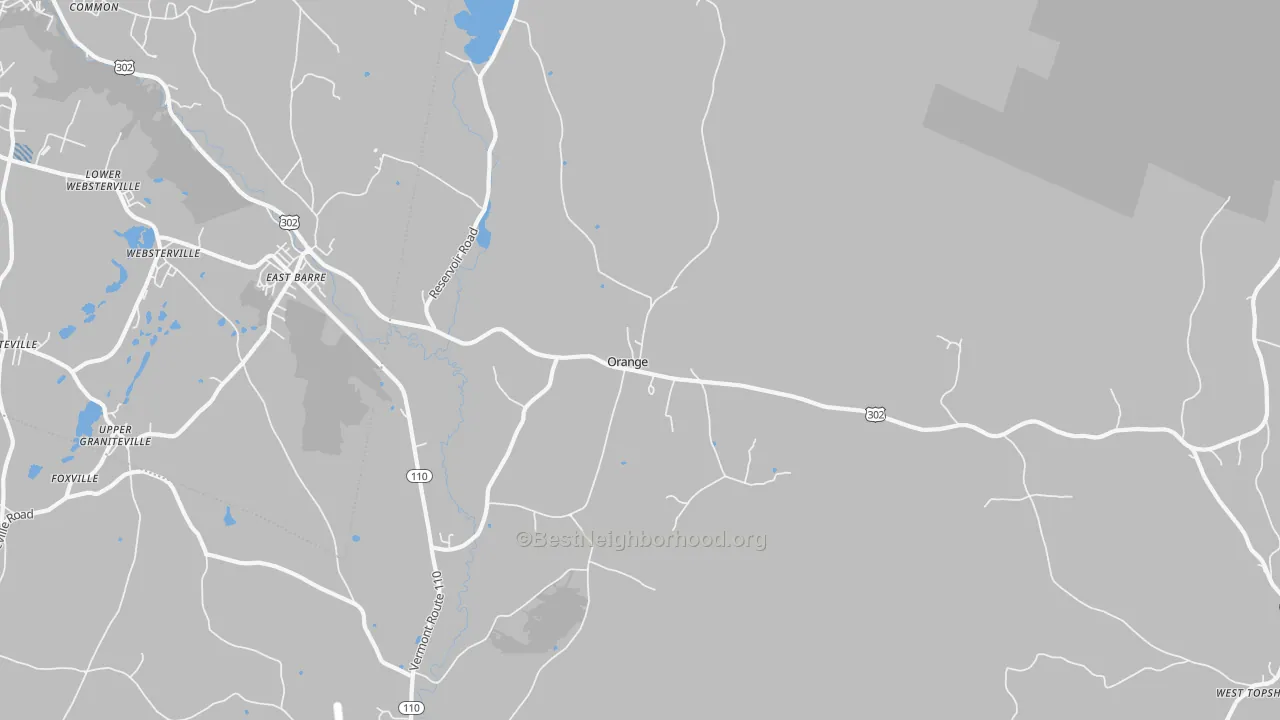 Transit Grade map of 05649, VT