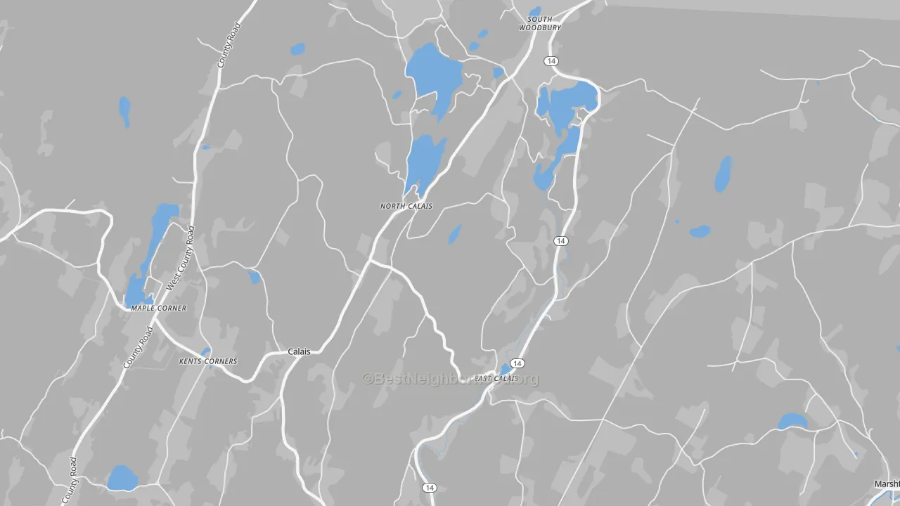 Transit Grade map of 05650, VT