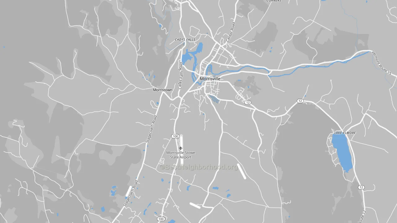 Transit Grade map of 05661, VT