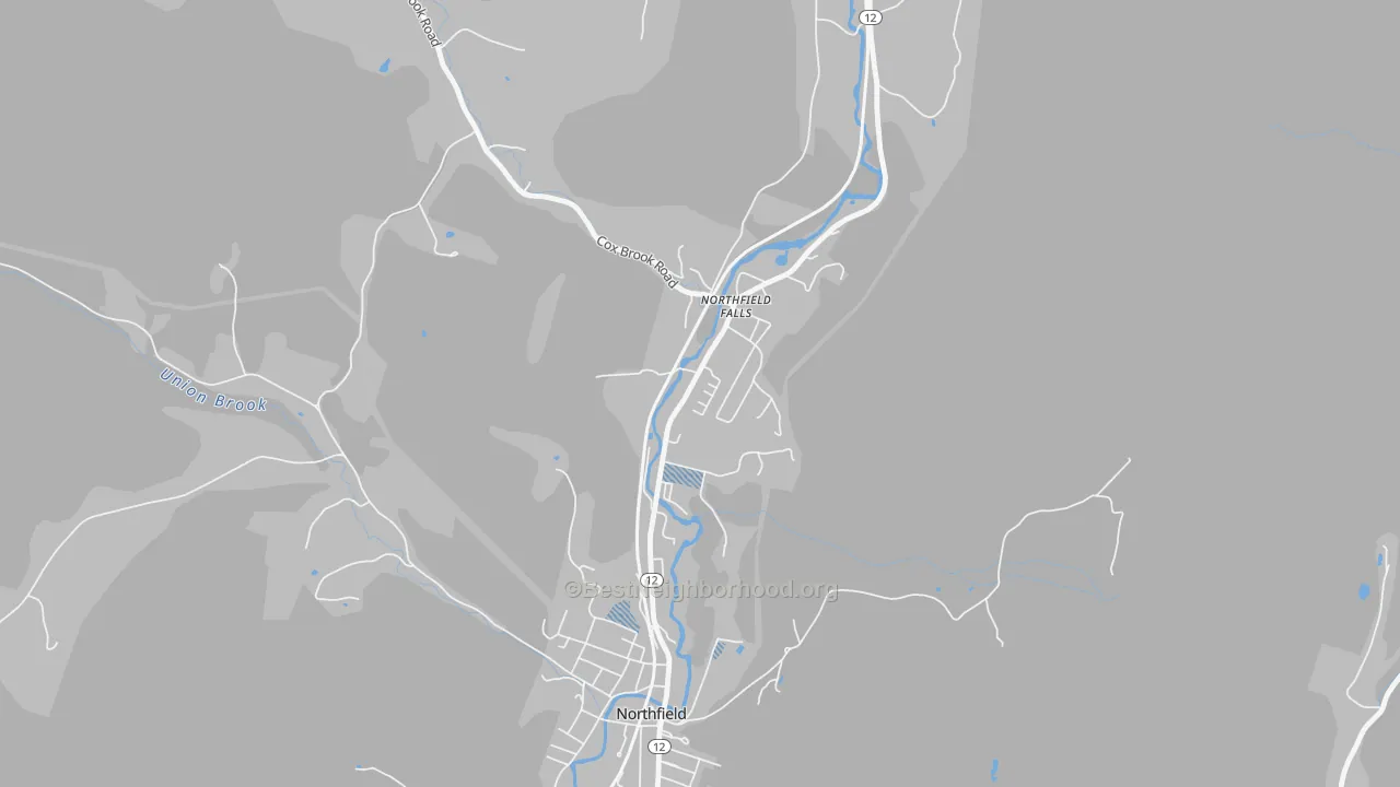 Transit Grade map of 05664, VT