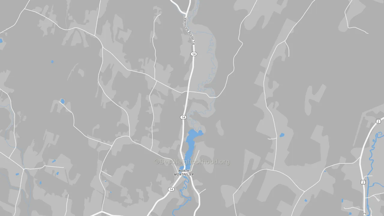 Transit Grade map of 05666, VT