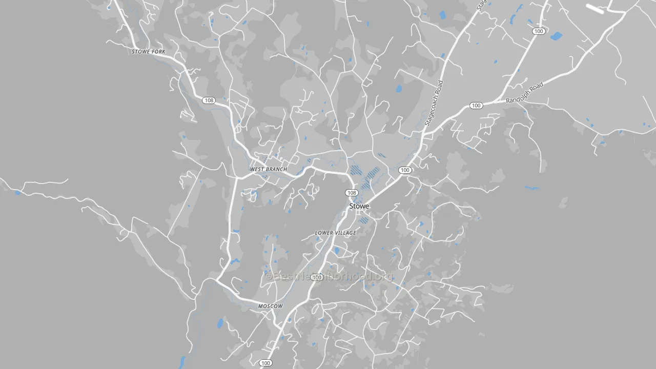 Transit Grade map of 05672, VT