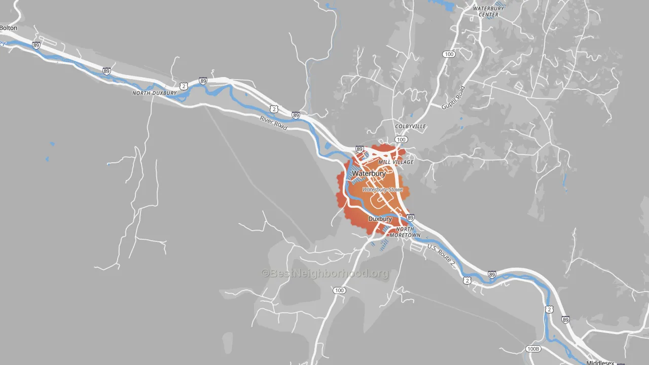 Transit Grade map of 05676, VT