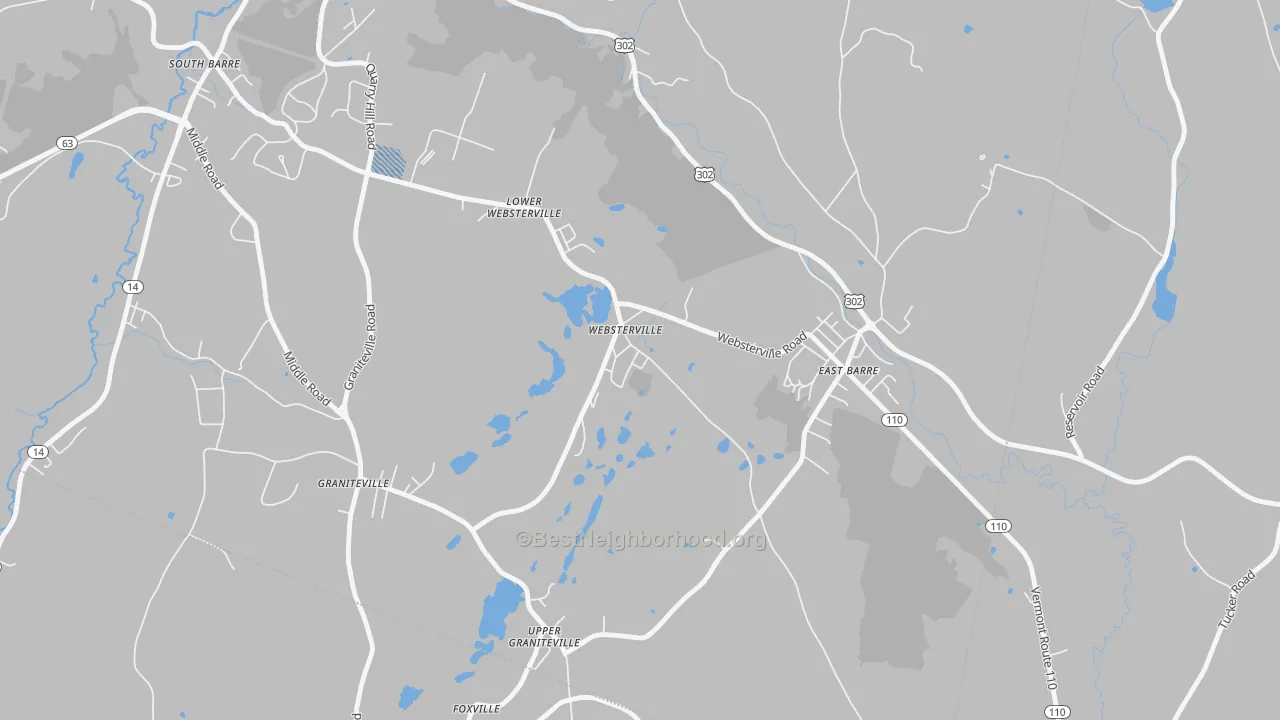 Transit Grade map of 05678, VT