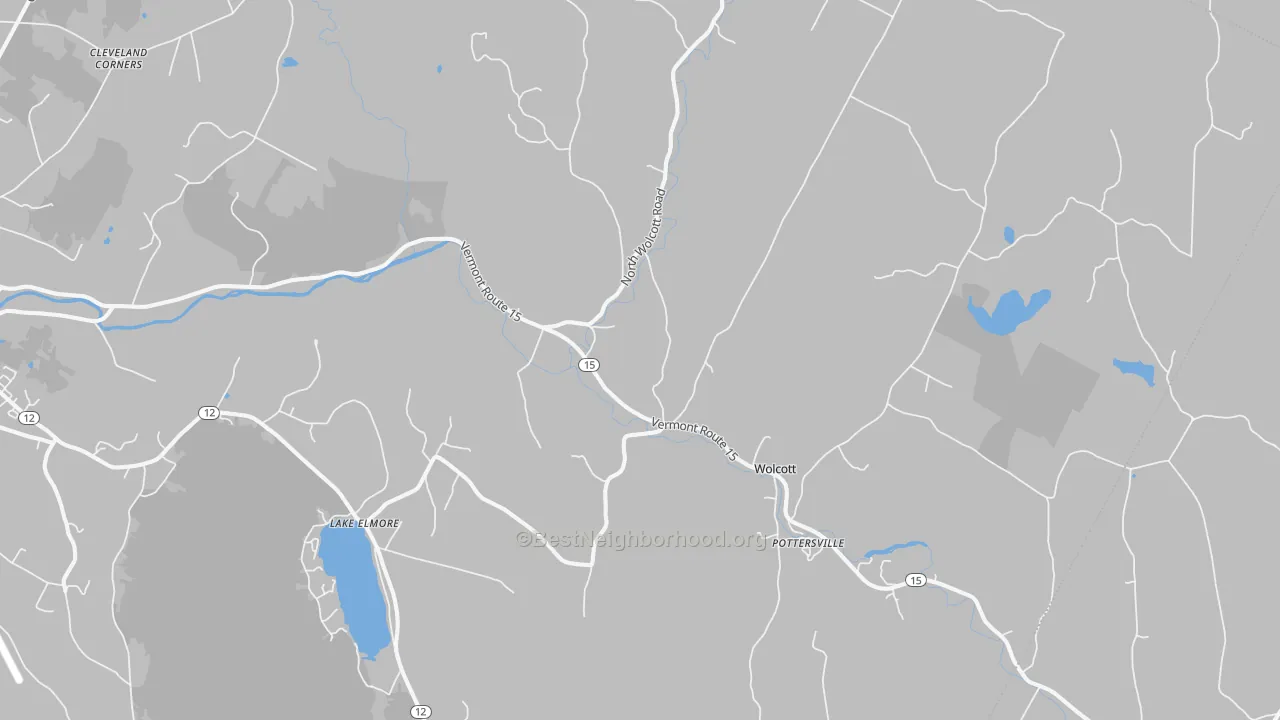 Transit Grade map of 05680, VT