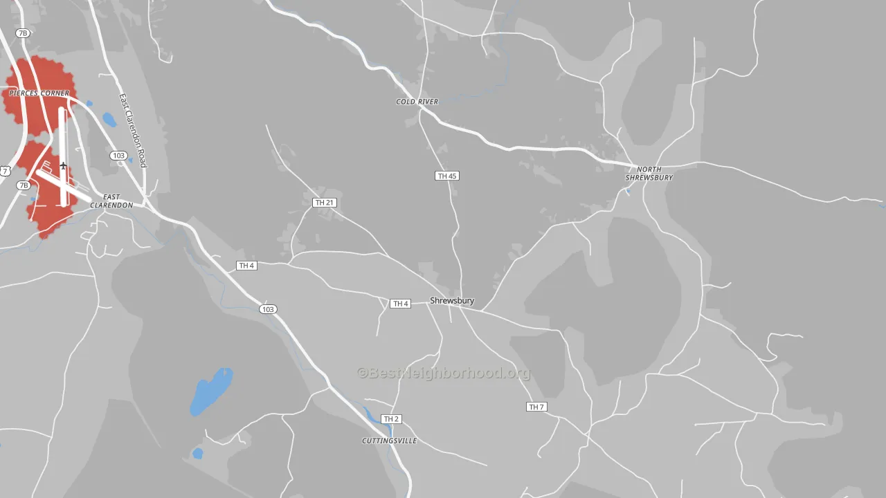 Transit Grade map of 05738, VT