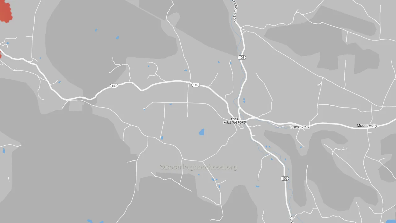 Transit Grade map of 05742, VT