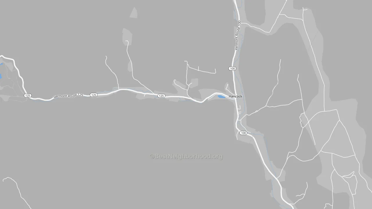 Transit Grade map of 05748, VT