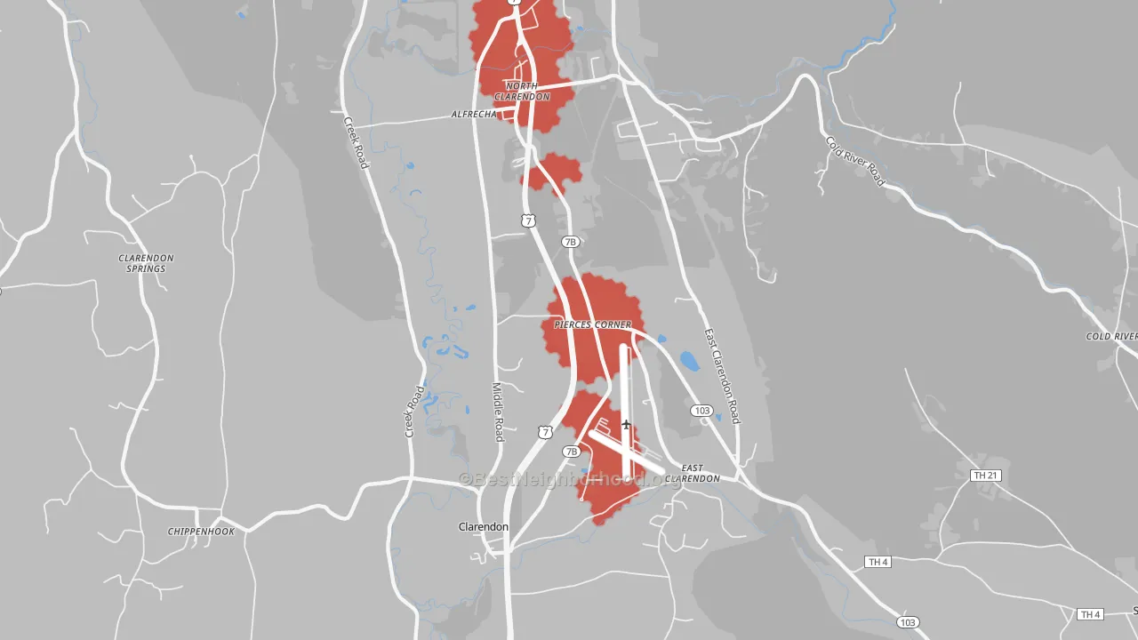 Transit Grade map of 05759, VT