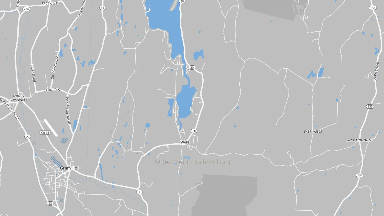 Transit Grade map of 05774, VT