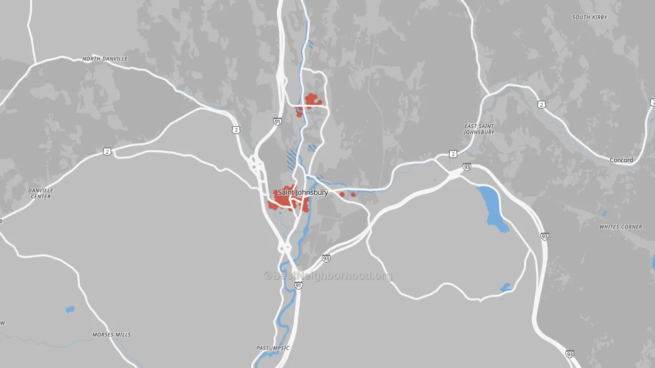 Transit Grade map of 05819, VT