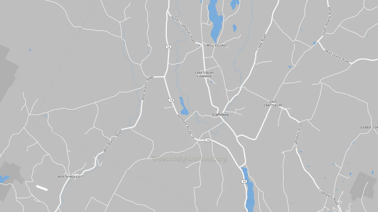 Transit Grade map of 05826, VT