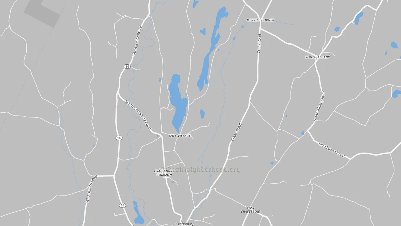 Transit Grade map of 05827, VT