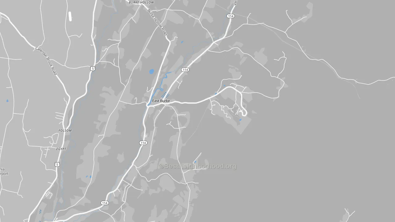 Transit Grade map of 05832, VT