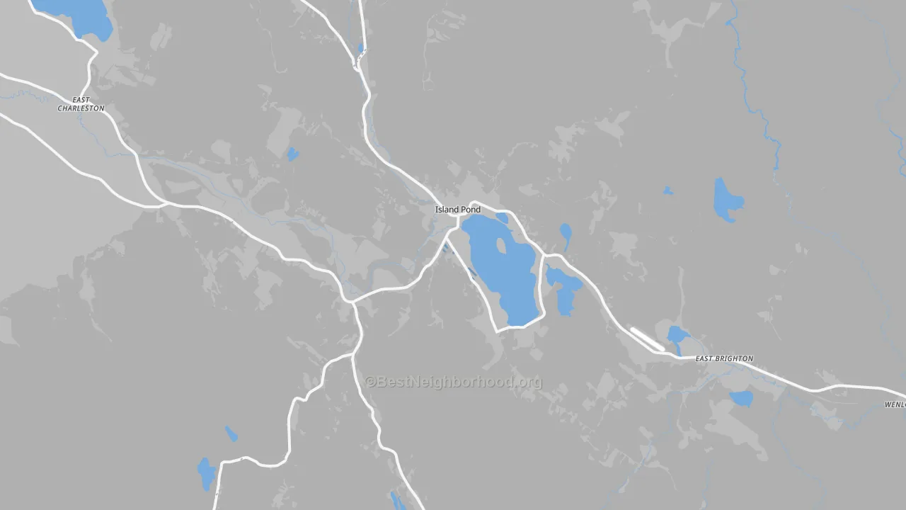 Transit Grade map of 05846, VT
