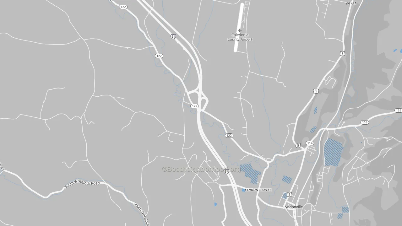 Transit Grade map of 05850, VT