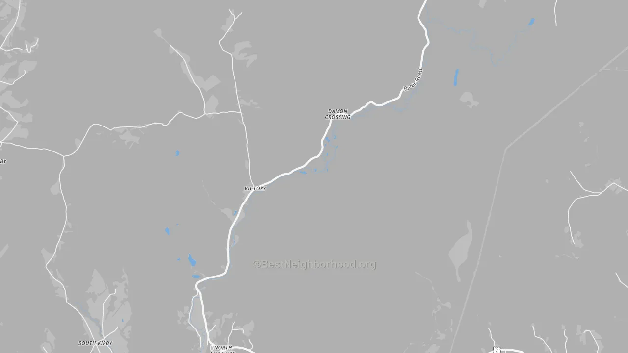 Transit Grade map of 05858, VT