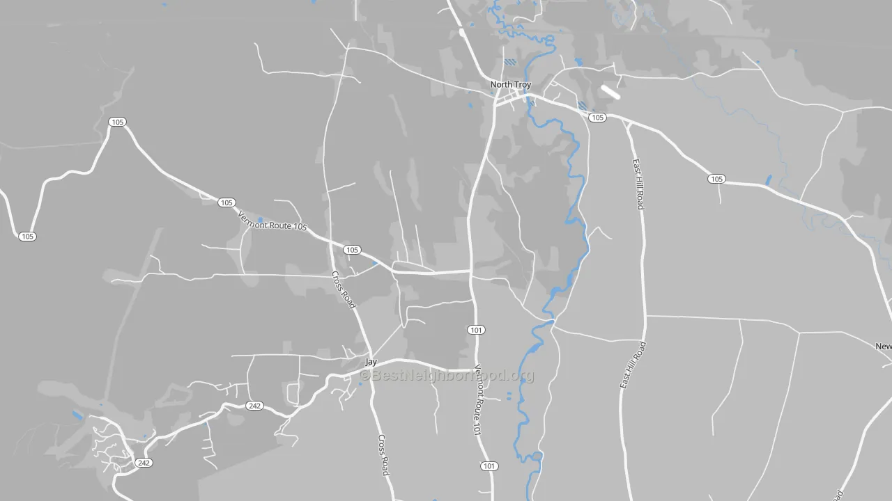 Transit Grade map of 05859, VT