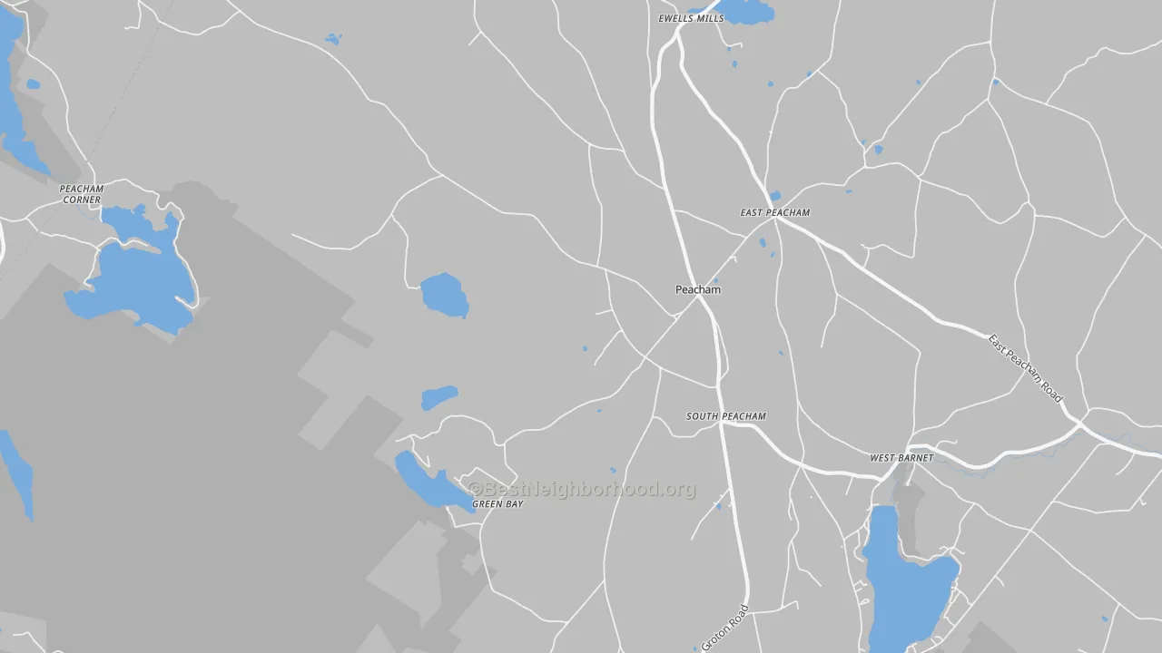 Transit Grade map of 05862, VT