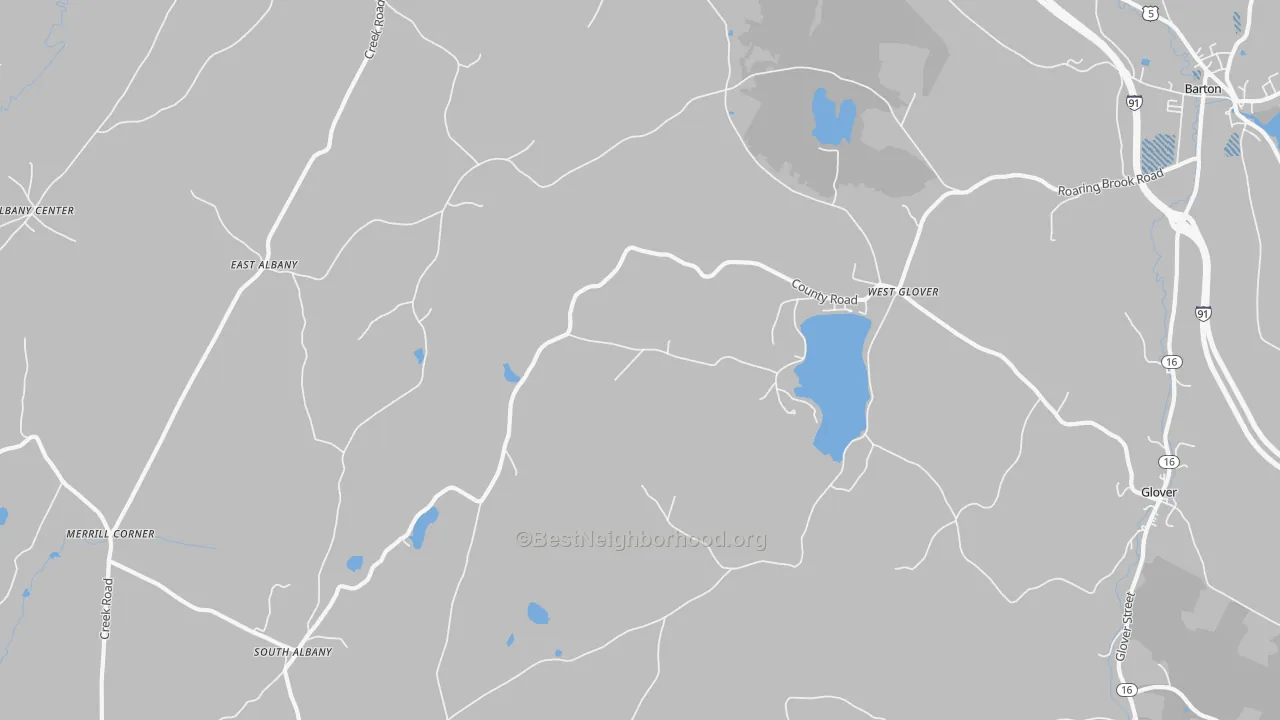 Transit Grade map of 05875, VT