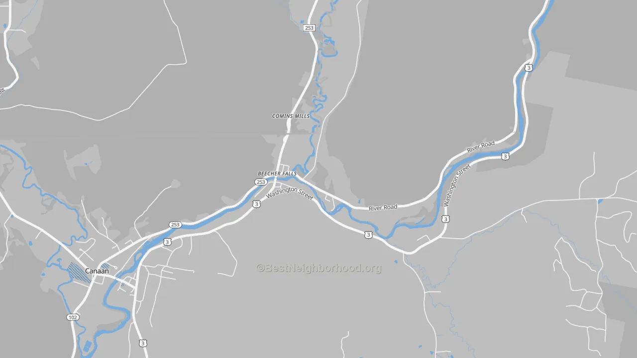 Transit Grade map of 05902, VT