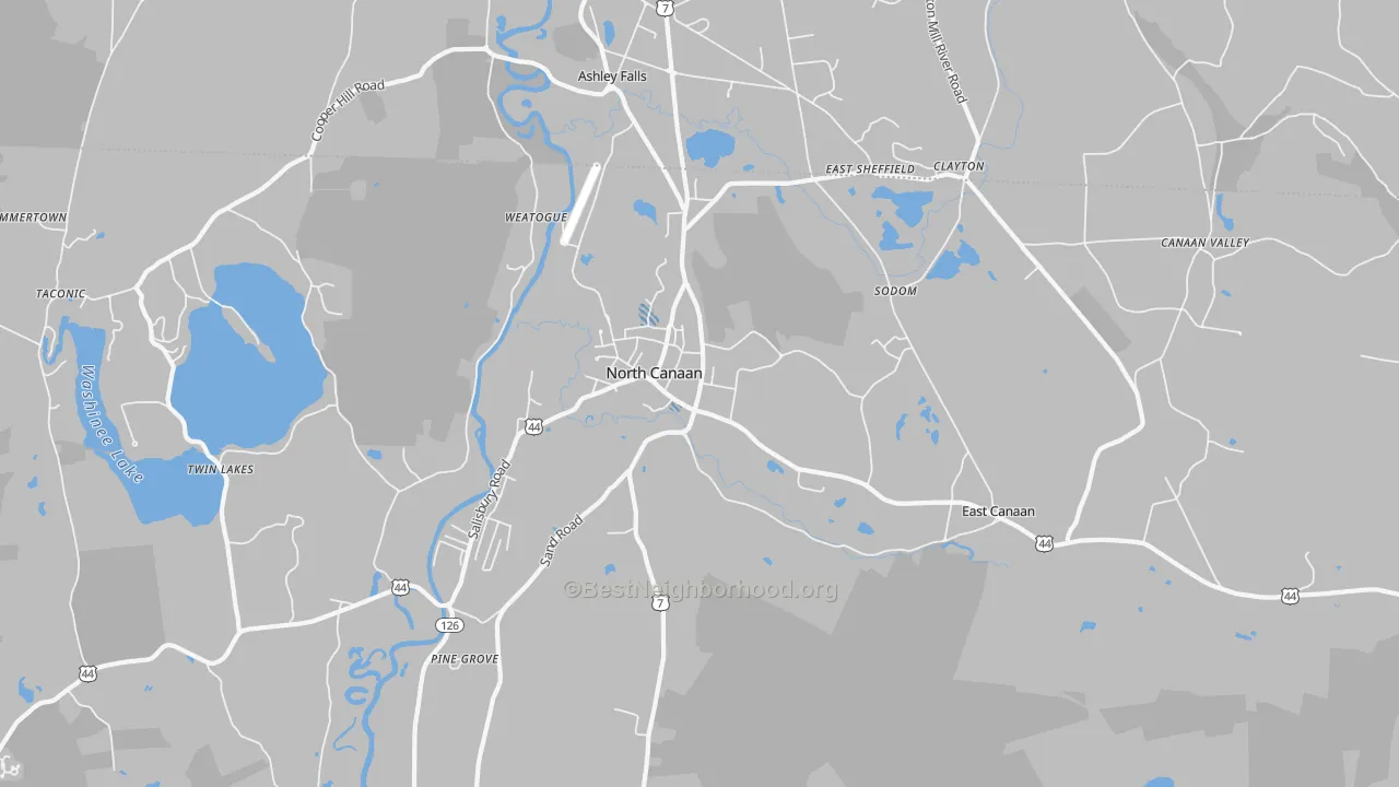 Transit Grade map of 06018, CT