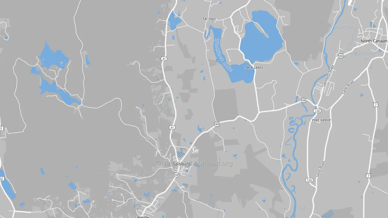 Transit Grade map of 06068, CT