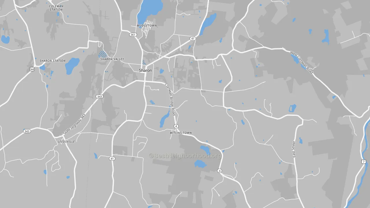 Transit Grade map of 06069, CT