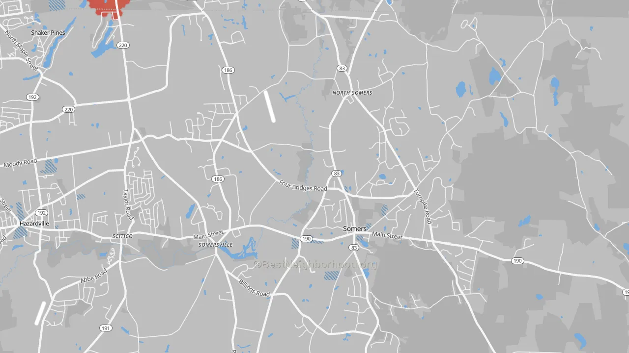 Transit Grade map of 06071, CT
