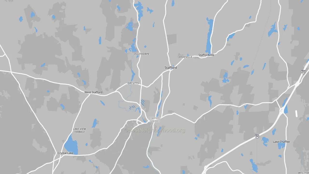 Transit Grade map of 06076, CT