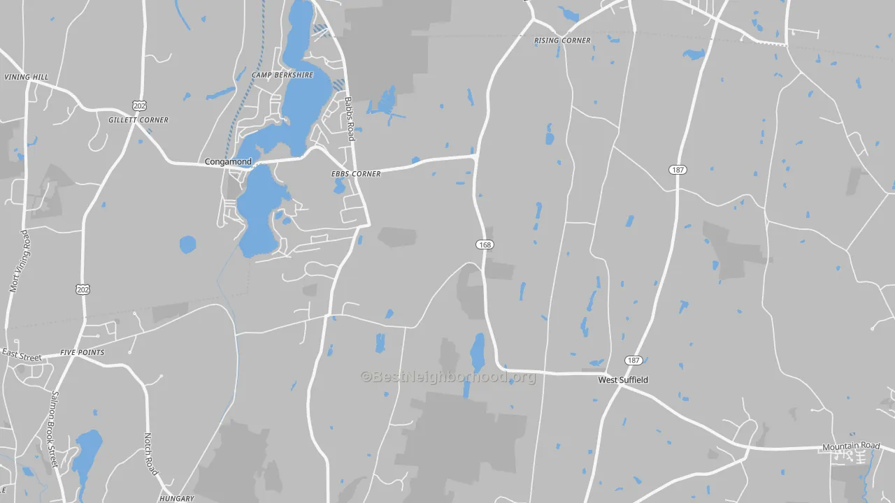 Transit Grade map of 06093, CT